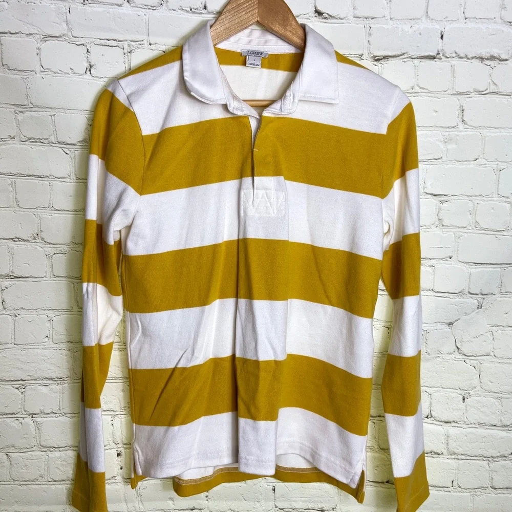 J. Crew Long Sleeve Striped Top Sm